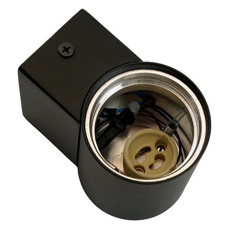 Светильник садово-парковый Feron DH1101 15W, на стену вверх, GU10 230V, черный - фото