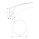 Slim Magnetic Накладной радиусный шинопровод черный ⌀ 1200мм 85161/00 Elektrostandard - фото