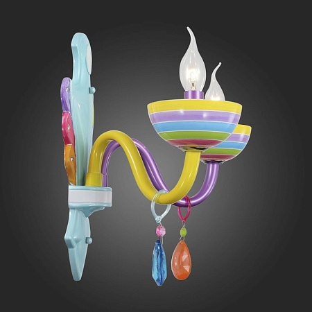 Бра ST-Luce Разноцветный/Разноцветный E14 2*40W SL672.781.02 - фото
