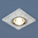 Точечный светильник с LED подсветкой 8361 MR16 WH/SL белый/серебро - фото