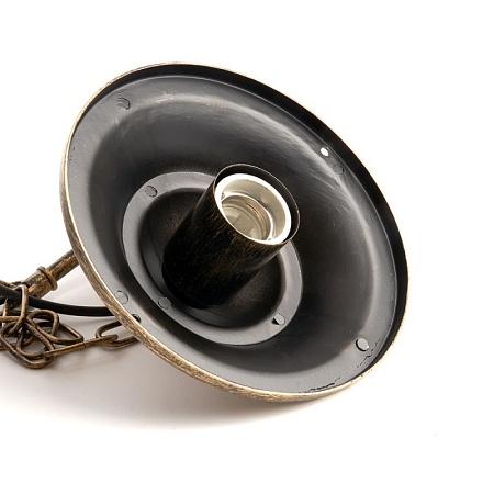 Светильник садово-парковый Feron PL685 на цепочке 60W 230V E27, черное золото - фото