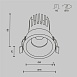 Встраиваемый светильник Technical DL117-15W-3K-W - фото