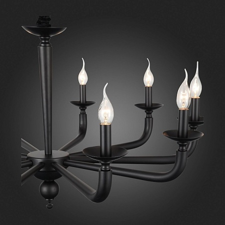 Люстра подвесная ST-Luce Черный E14 10*40W SL1114.403.10 - фото