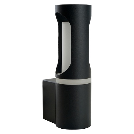 Светильник садово-парковый Feron DH1101 15W, на стену вверх, GU10 230V, черный - фото