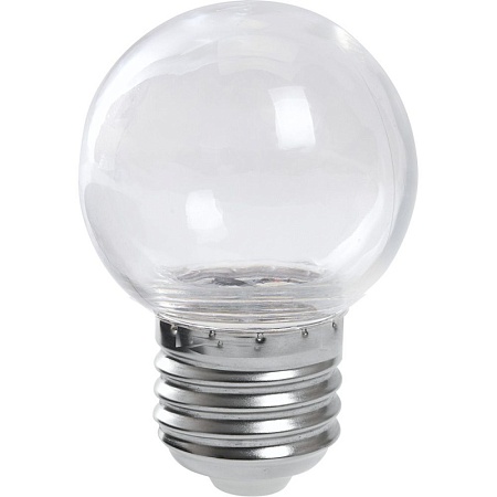 Лампа светодиодная Feron LB-37 Шарик прозрачный E27 1W 230V 2700K - фото
