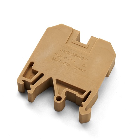 Зажим наборный изолированный (винтовой) ЗНИ - 10,0 (JXB10), бежевый STEKKER - фото