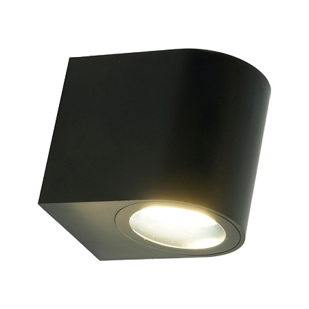 Светильник садово-парковый Feron.ONE DH014-P,на стену, GU10 220-240V, черный пластик - фото