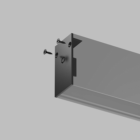 TR2107-BK Торцевые заглушки для шинопровода SMART черные (комплект 2 шт) - фото