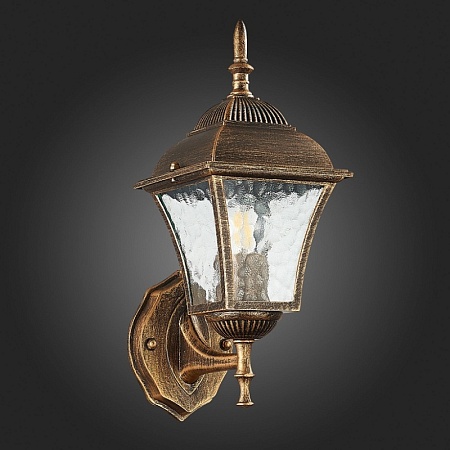 Светильник уличный настенный ST-Luce Бронза/Бронза, Прозрачный E27 1*60W SL082.201.01 - фото