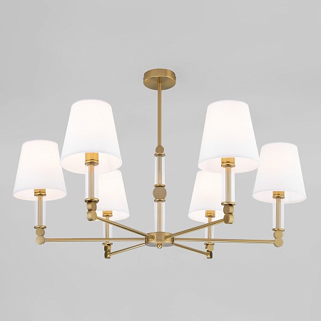 Потолочный светильник Eurosvet 60145/6 латунь - фото