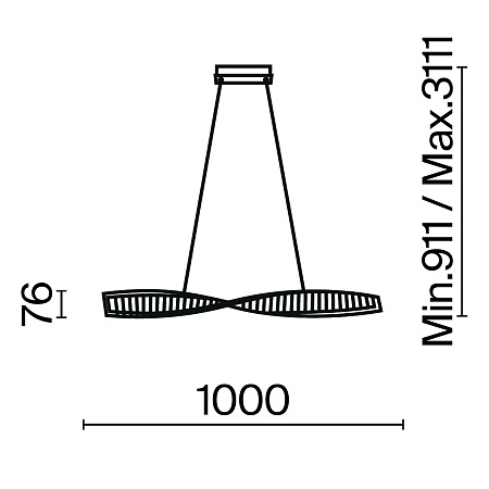 Подвесной светильник Maytoni Krone P097PL-L28BS3K - фото