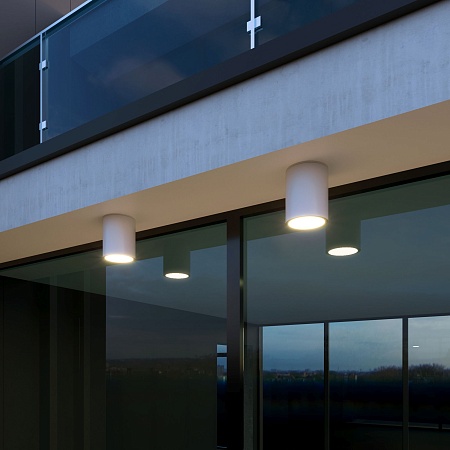 Уличный потолочный светильник Light LED IP65 35131/H белый Elektrostandard - фото