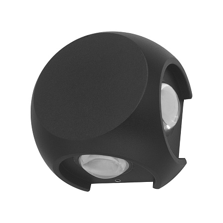 Светильник уличный настенный ST-Luce Черный/Черный LED 1*4W 4000K SL9505.401.01 - фото