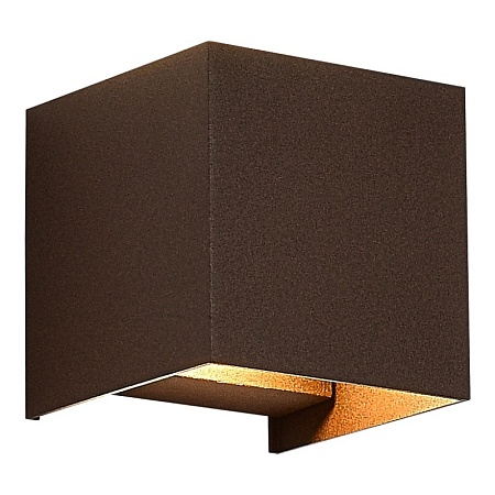 Светильник уличный настенный ST-Luce кортен/кортен LED 1*10W 2700K SL9513.601.01 - фото