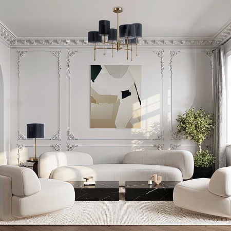 Потолочный светильник Eurosvet 60162/6 латунь - фото