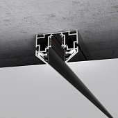 Slim Magnetic Шинопровод в натяжной потолок с декоративными вставками черный (3м) 85242/00 85242/00 Elektrostandard