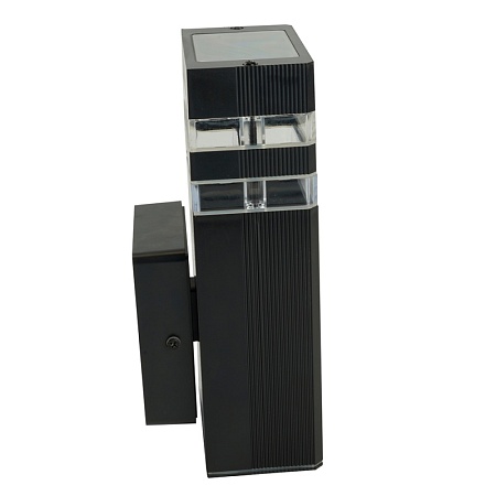 Светильник садово-парковый Feron.ONE DH0806-P, на стену вверх,  GU10 220-240V, черный пластик - фото