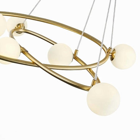 Люстра подвесная ST-Luce Золотистый/Белый G9 7*5W SL1508.203.07 - фото