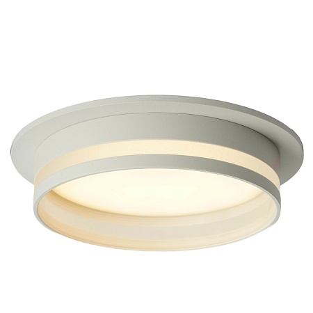 Светильник встраиваемый Feron DL702 LUNA потолочный GX70 белый круг - фото