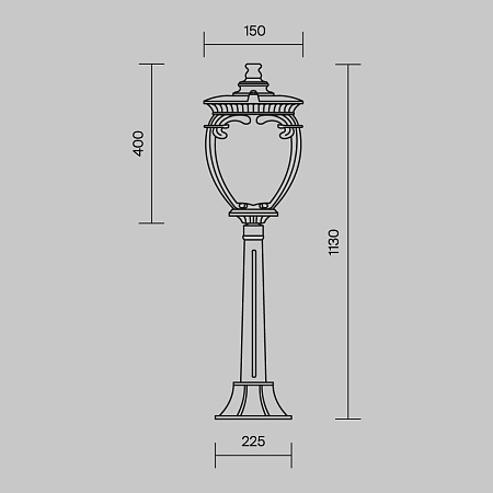 Ландшафтный светильник Outdoor Fleur O414FL-01GB1 - фото