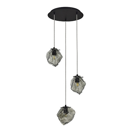 Светильник подвесной ST-Luce Черный/Серо-зеленый E14 3*40W SL1175.403.03 - фото