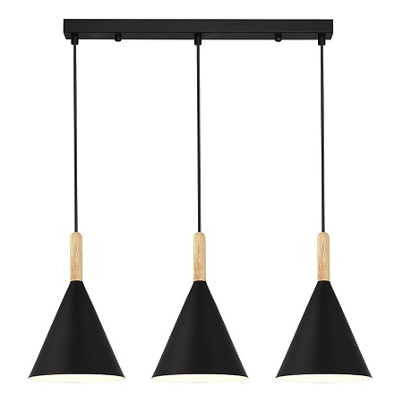 Светильник подвесной Черный/Черный E27 3*40W SLE1255-403-03 - фото