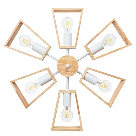 Потолочная люстра ARTE LAMP A8030PL-6WH - фото
