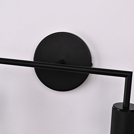 Бра Rh Utilitaire Double Sconce Black Imperiumloft 123263-22 - фото