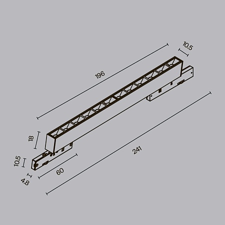 Трековый светильник Technical Points  TR193-1-10W2.7K-M-B - фото