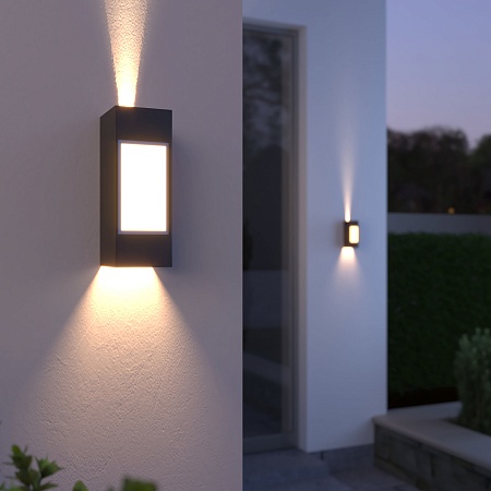 Уличный настенный светодиодный светильник Techno LED IP54 с регулировкой лучей 1638 TECHNO LED Elektrostandard - фото