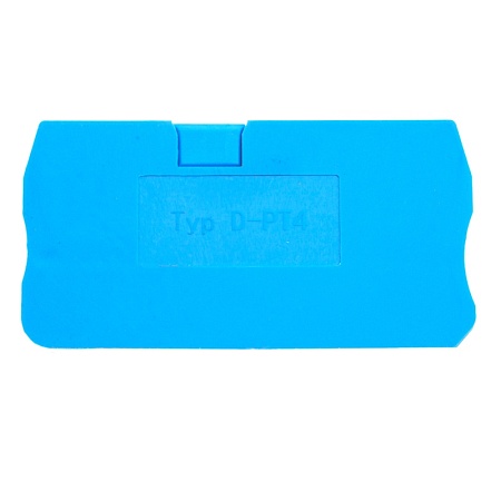 Торцевая заглушка для ЗНИ LD572 4 мм² (JXB PT4), синий LD581-1-40 - фото