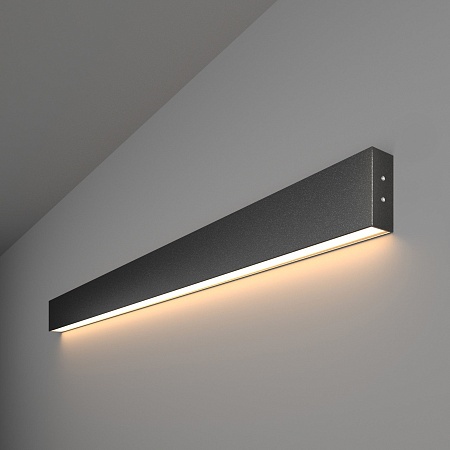 Линейный светодиодный накладной односторонний светильник 103см 20Вт 3000К черный LSG-02-1-8*103-16-3000-MSh Elektrostandard Pro - фото