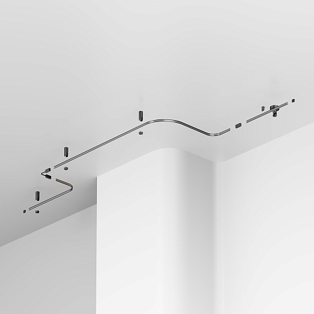 Трековая система Technical гибкая на стену чёрная 300x300x300 TS-Z-300-TR201-1-5W3K-M-B