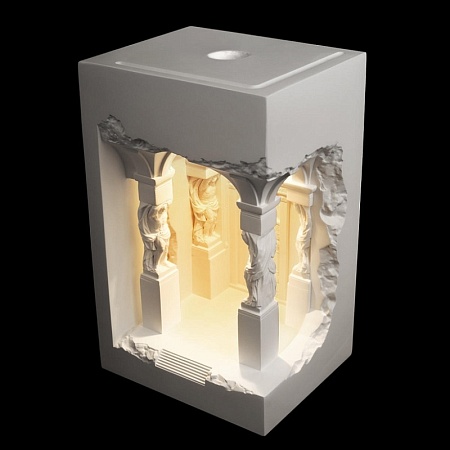 10355B Гипсовый встраиваемый светильник под покраску LOFT IT Antique - фото