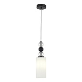 Светильник подвесной ST-Luce черный/белый E27 1*40W SL2003.403.01