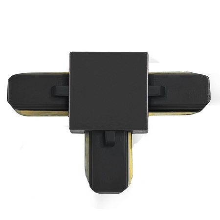 Коннектор Т-образный однофазный для шинопровода  , черный , LD1003 - фото