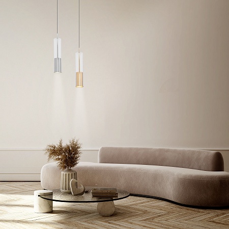 Подвесной акцентный светильник Eurosvet 50249/1 никель - фото