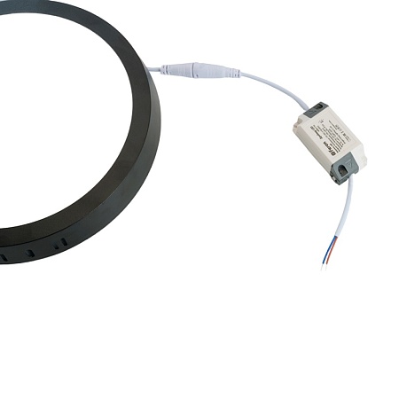 Светодиодный светильник Feron AL504 накладной 18W 4000K черный - фото