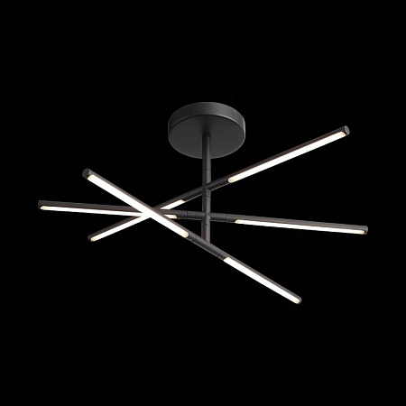 Светильник потолочный ST-Luce Черный/Белый LED 3*12W 3200K SL1580.403.03 - фото