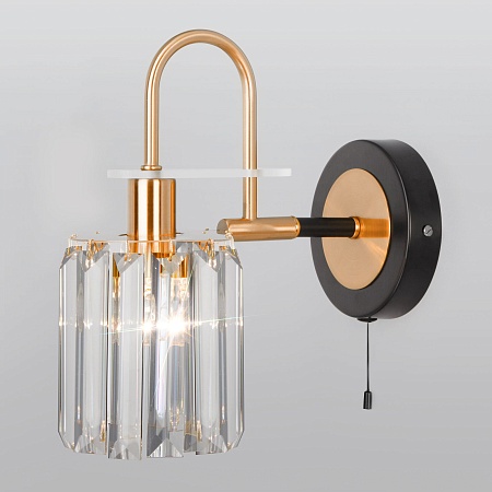 Настенный светильник Eurosvet 70090/1 черный - фото