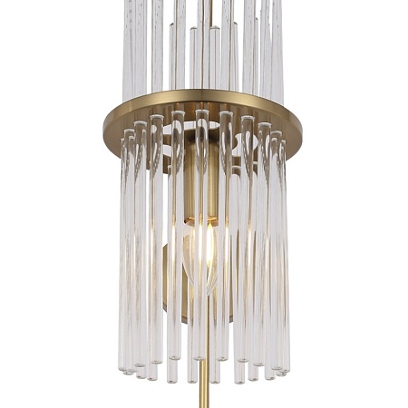 Светильник настенный ST-Luce латунь/прозрачный E14 1*40W SL6145.301.01 - фото