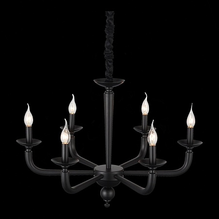 Люстра подвесная ST-Luce Черный E14 6*40W SL1114.403.06 - фото