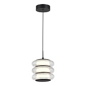 Светильник подвесной ST-Luce черный/прозрачный LED 1*16W 3000K SL6239.403.03