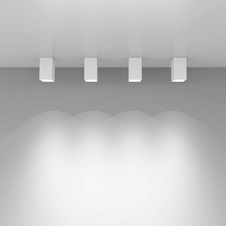 Накладной потолочный светильник 1085 GU10 WH белый матовый - фото