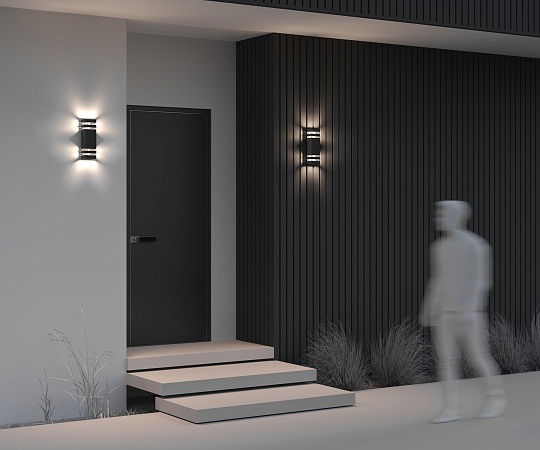 Настенный светильник (бра) Outdoor Unter den Linden O578WL-02B - фото