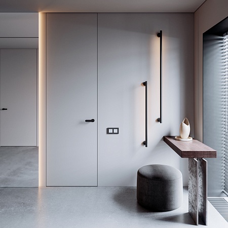 Module System Декоративная гибкая стойка с вводом питания (черный) 85192/00 Elektrostandard - фото