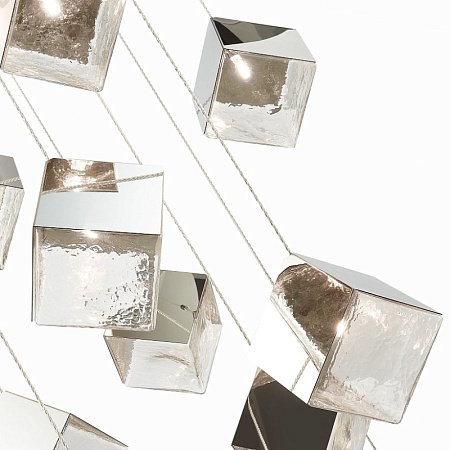 Светильник подвесной ST-Luce Хром/Прозрачный, Хром G9 12*5W SL1182.103.12 - фото