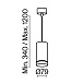 Подвесной светильник Technical Orlo P085PL-12W3K-B - фото