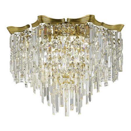 Светильник потолочный ST-Luce Латунь/Прозрачный E14 7*60W SL1659.302.07 - фото