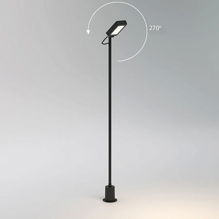 Светильник поворотный садово-парковый светодиодный Joli черный 35182/F - фото